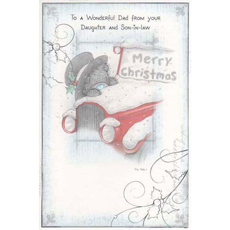 Dad from Daughter and Son-in-Law Me to You Bear Christmas Card £2.07